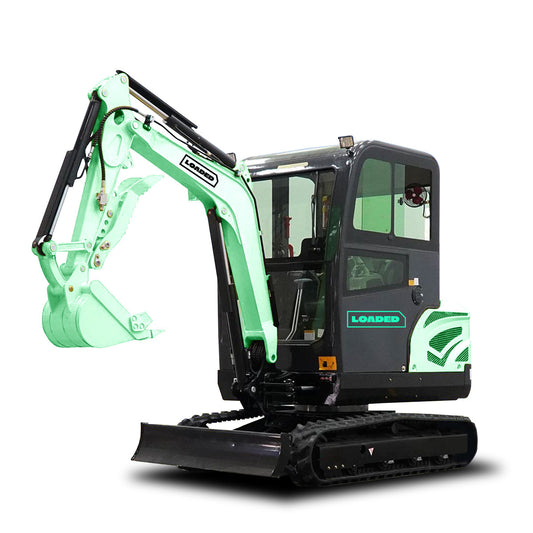 LOADED Diesel Excavator Operating Weight 2 ton / 4400 lbs