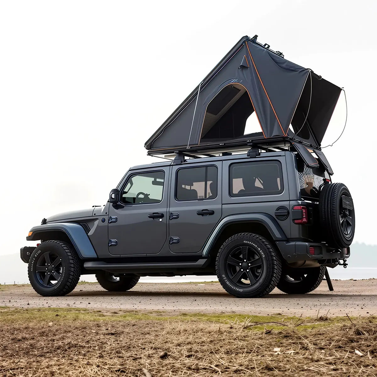 LOADED Aluminum Hard Shell Roof Top Tent (1–3 Person)