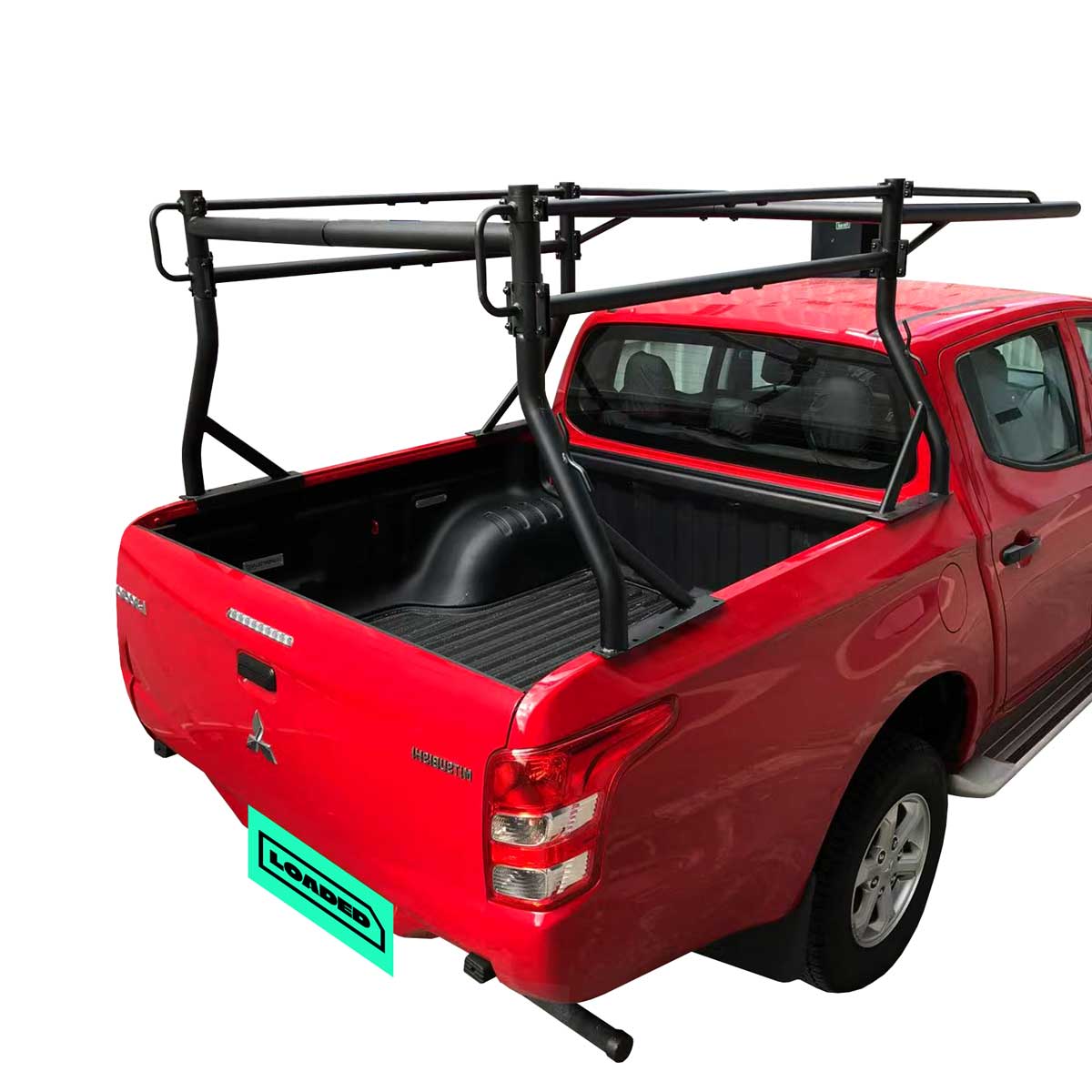 LOADED Steel Ladder Rack 1000 lb Load Capacity